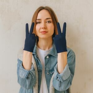 NWT Vintage 1960s Kayser Nylon Wrist Gloves XS